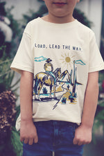 Boys Cream Lead The Way Tee