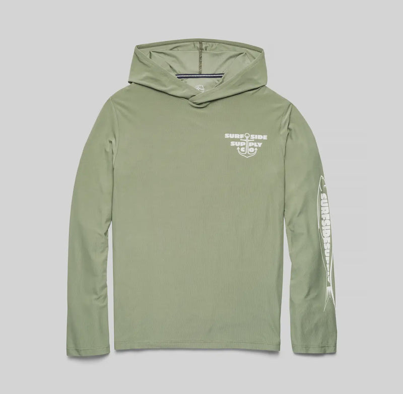 Surfside Green UPF 50 Graphic Hoodie