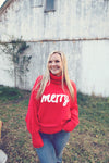 Red Merry Turtleneck Sweater