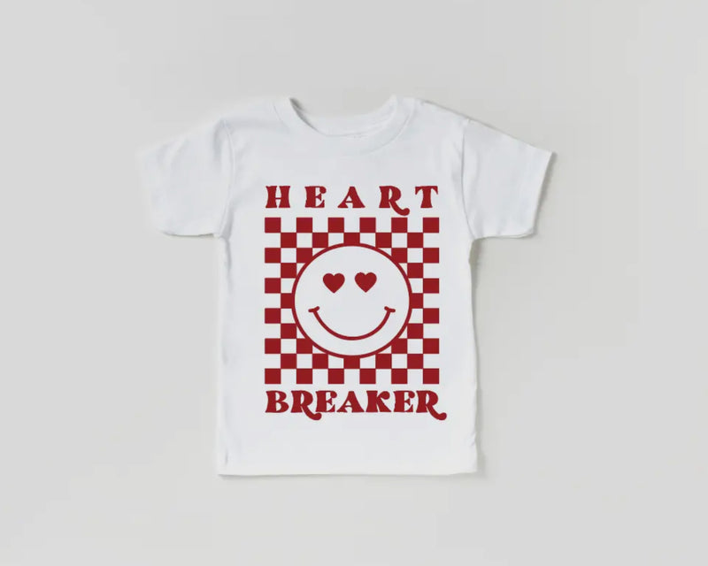 Toddler White Heart Breaker Tee