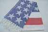American Flag Turkish Towel