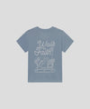Youth Washed Blue Walk By Faith Tee