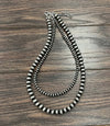 Handmade 2 Strand 24" Navajo Bead Necklace
