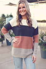 Ampersand Ave. Green Colorblock Sweater
