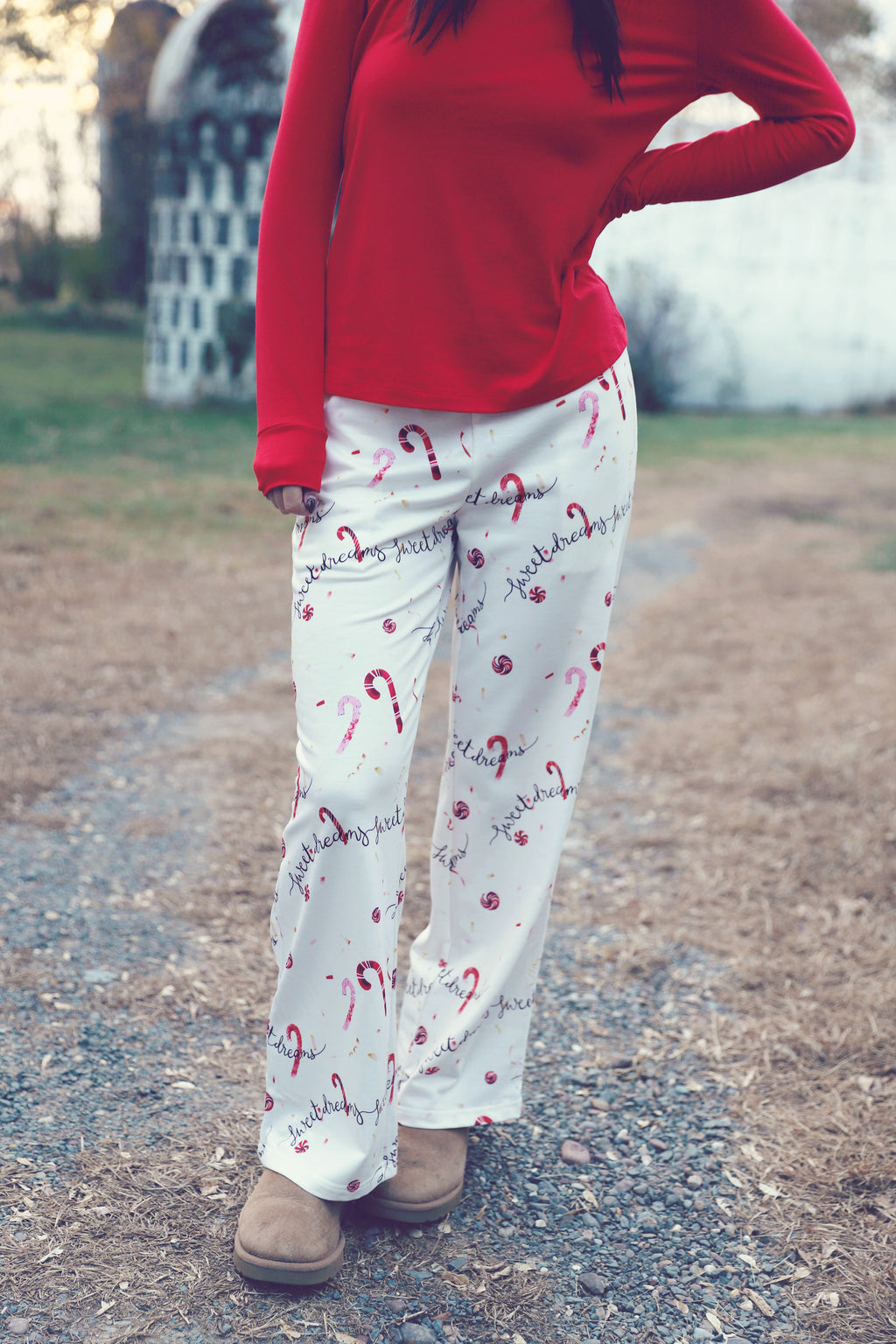 Red Holiday Pajama Set