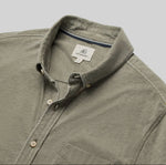 Surfside Lichen Green Burnout Button Down