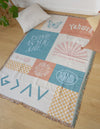Elevated Faith Patchwork Throw Blanket