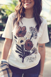 Cream Grateful Heart Graphic Tee