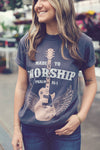 Graphite Made To Worship Graphic Tee