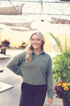 Spruce Collared Henley Sweatshirt