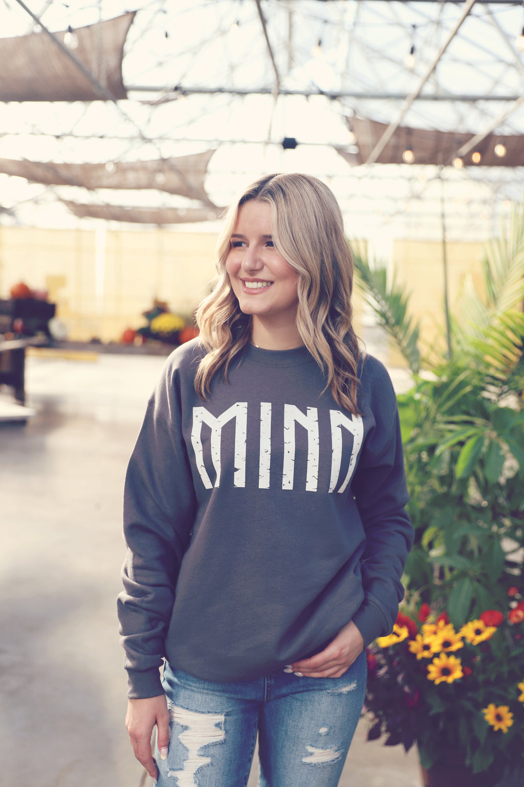 Smoke Grey Minnesota Crewneck