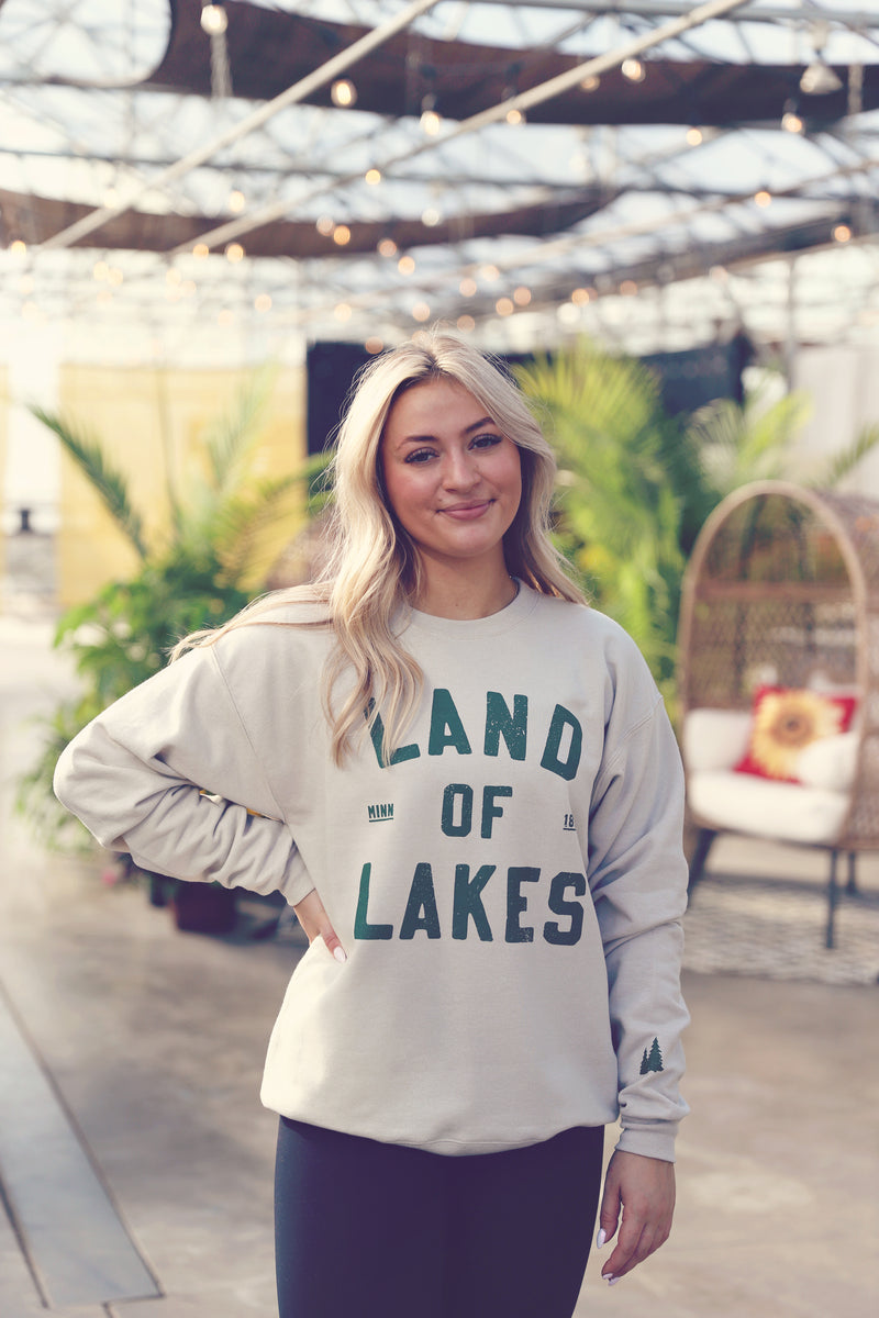Sand Land Of Lakes Crewneck