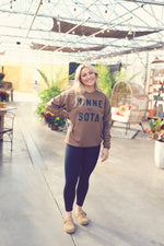 Brown Minnesota Crewneck