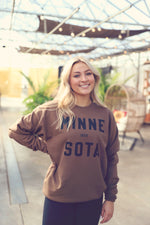 Brown Minnesota Crewneck