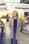 Mocha Ultra Soft Open Cardigan