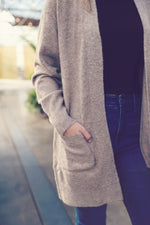 Mocha Ultra Soft Open Cardigan