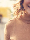 Taupe Lightweight Turtleneck Sweater