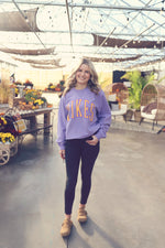 Washed Purple Vikes Premium Crew