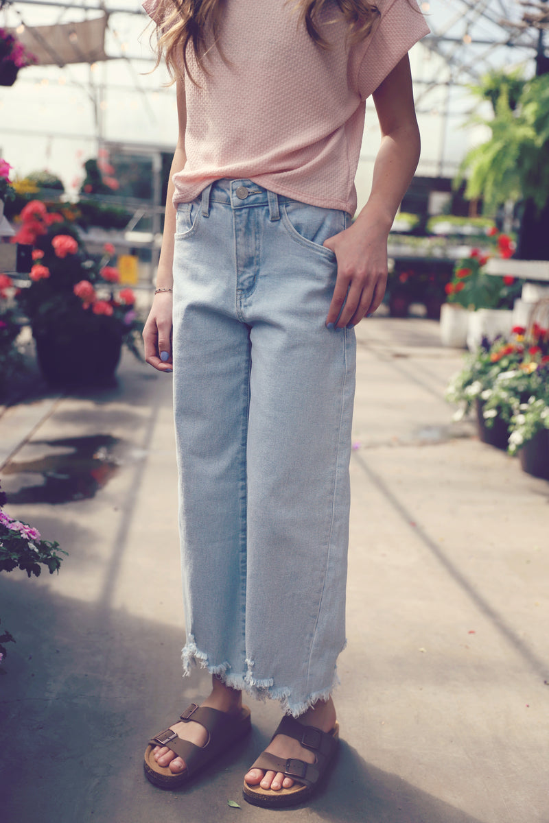 Kancan Girls Nora Wide Leg Jeans