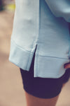 Girls Sky Blue Pullover Hoodie
