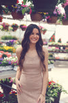 Tawny Floral Lace Crochet Maxi Dress