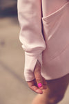 Girls Pink Scuba Cardigan