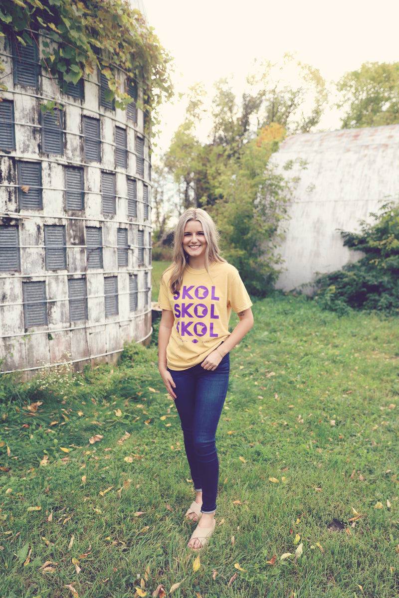 Gold Gameday Graphic Tee