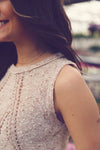 Rust Two-Tone Sweater Tank