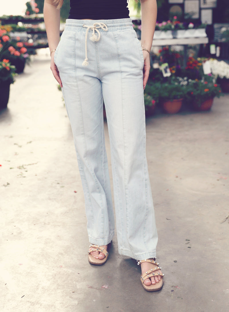 Kancan Alina Ultra High Rise Wide Leg Jeans