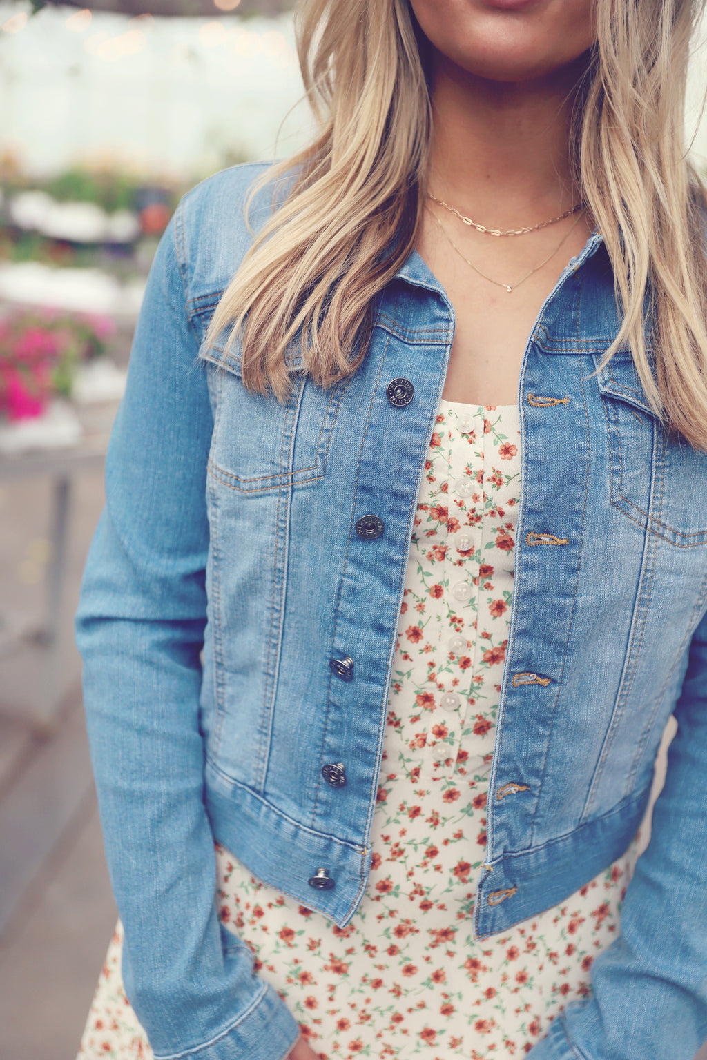 Medium Wash Classic Denim Jacket