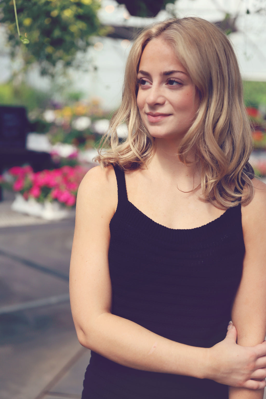 Black Crochet Cami Midi Dress