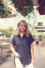 Ash Short Sleeve Woven Button Up