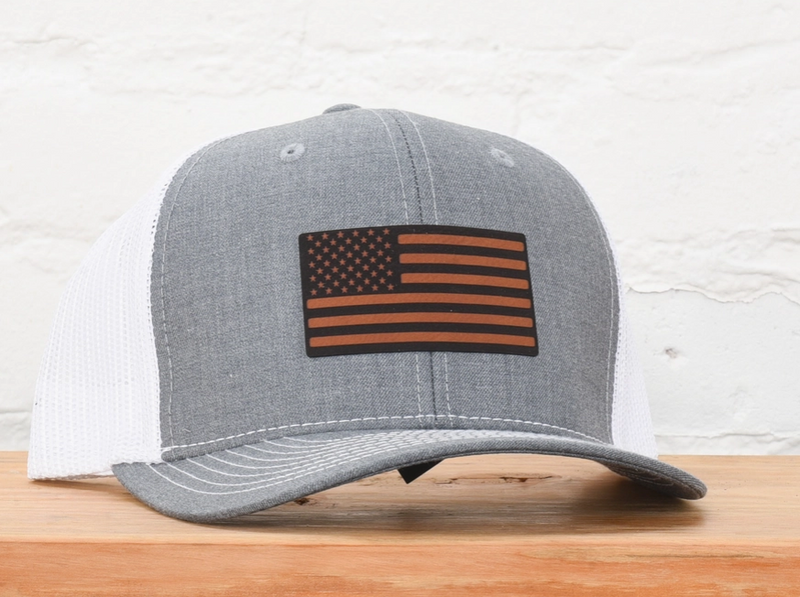 Grey American Flag Snapback