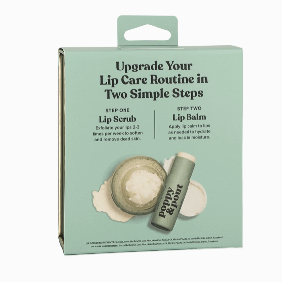 Poppy & Pout Lip Care Duo - Sweet Mint