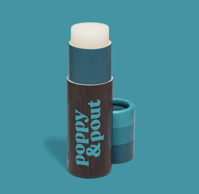 Poppy & Pout Lip Balm - Coconut Coast
