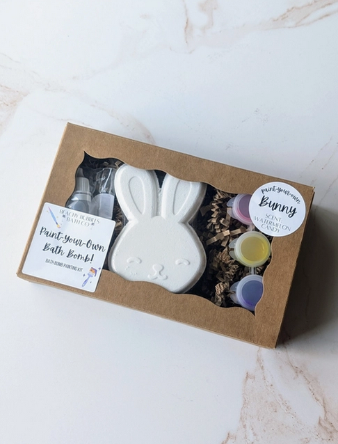 Paint-Your-Own Bunny Bath Bomb