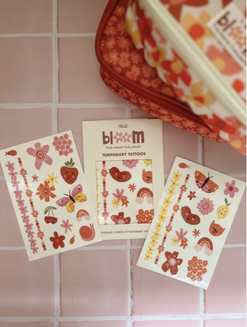 Bloom Temporary Tattoo Sheet