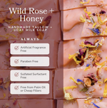 PFG Wild Rose & Honey Goat Milk Soap