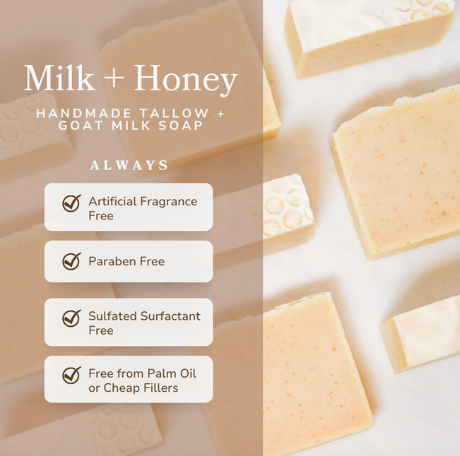 PFG Milk & Honey Fragrance Free Soap