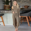 Khaki Lounge Duster Cardigan