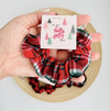 Plaid Holiday Scrunchie