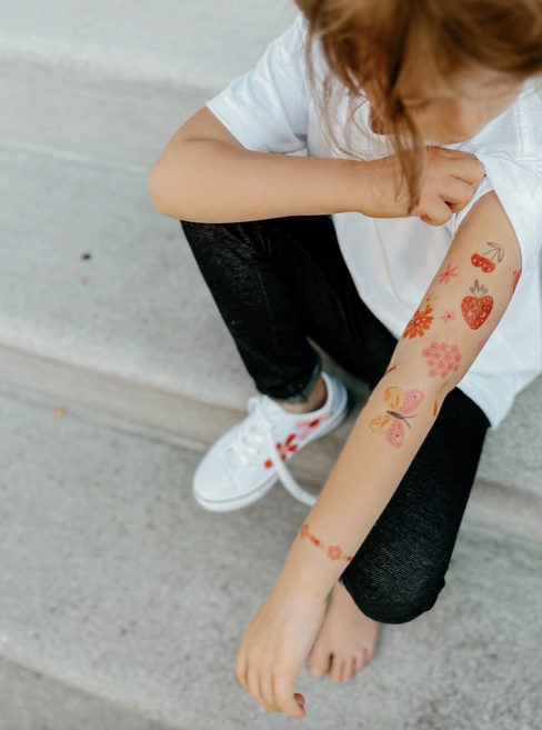 Bloom Temporary Tattoo Sheet