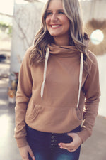 Ampersand Ave. Latte Elevated Crossover Hoodie