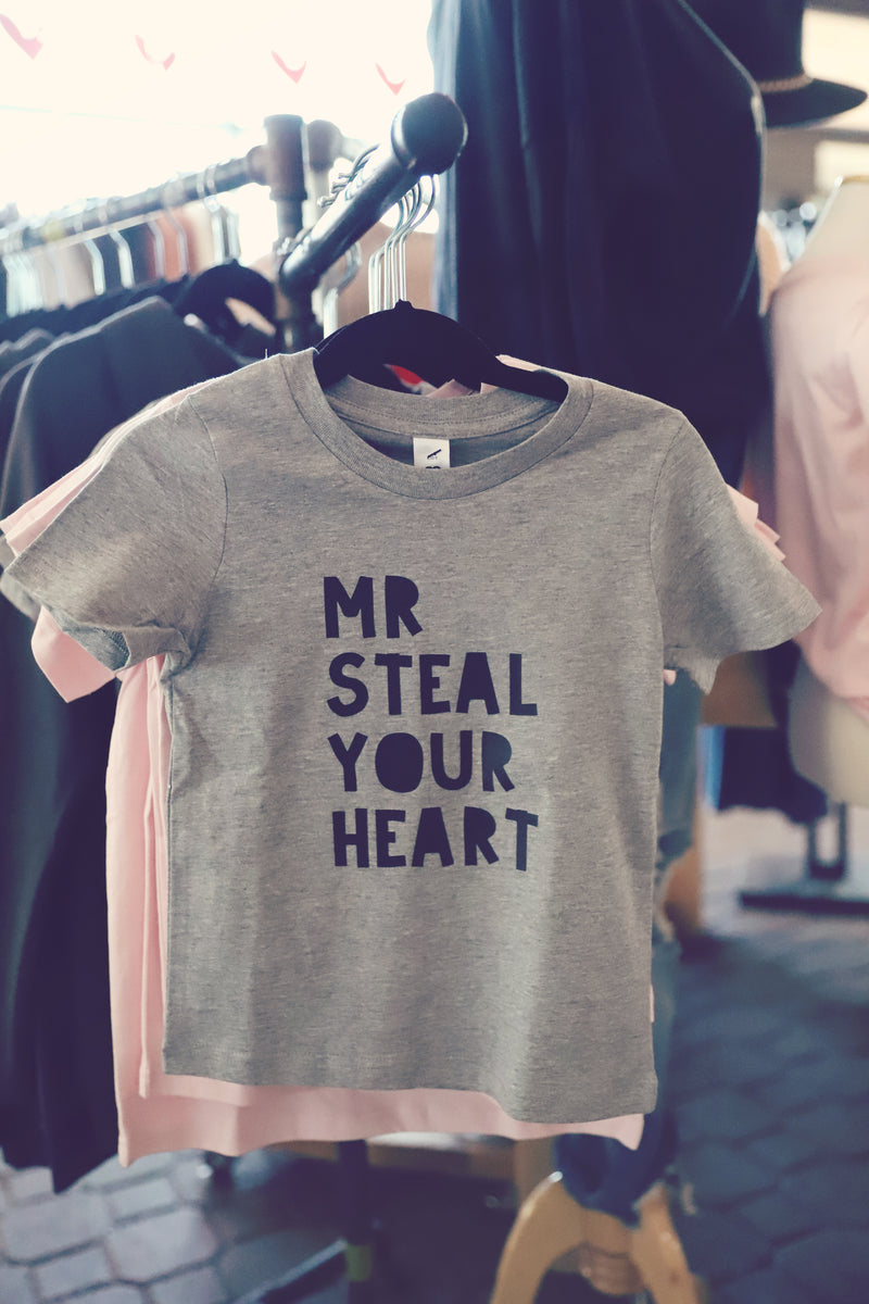 KIDS Grey Mr Steal Your Heart