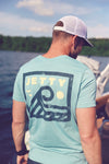 Jetty Teal Roller Tee