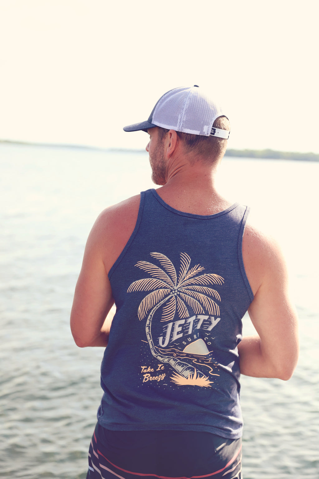 Jetty Navy Windswept Tank